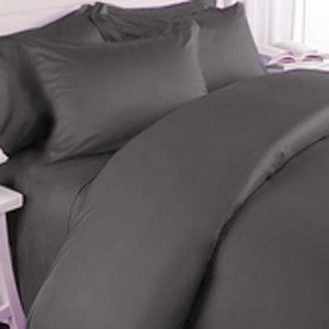 Elegance Linen ® 1200 Thread Count Egyptian Quality 3pc DUVET COVER SET , Solid, Full/Queen, Gray Elegance Linen ® 1200 Thread Count Egyptian Quality 3pc DUVET COVER SET , Solid, Full/Queen, Gray