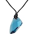 Handcrafted Genuine Swarovski&reg; Indicolite GALACTIC Leather Necklace
