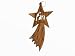 Olive Wood Nativity Star Ornament.