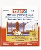 Tesa 55604-00100-00  Tesamoll Universal Schaumstoff wei&szlig;, L&auml;nge 6 m, Breite 15 mm