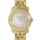 Baume and Mercier Capeland 18k Gold and Diamond Ladies Watch MOP MOA08398 by Baume & Mercier