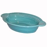 Fiesta 9 Inch by 5 Inch Individual Oval Casserole, Turquoise