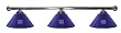 New York Giants Pool Table Light - Chrome Bar
