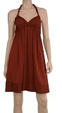 MAXSTUDIO RAYON SILK HALTER DRESS