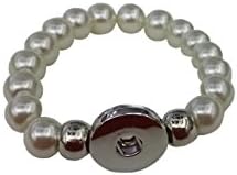 Snap Charming Pearl Interchangeable Jewelry Snap Accessory