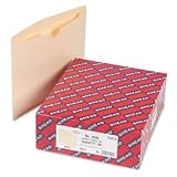 Smead(R) Manila File Jackets, Single Top, Flat, Letter Size, Box Of 100