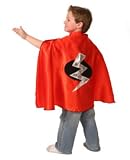 Child Lightening Bolt Superhero Cape for Dress-Up Fun! (see sizing details)