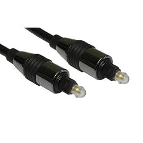 2,5 m de c�ble Toslink professionnel de qualit� - Plaqu� or 24 carats - bouchons en m�tal - 5 mm (qualit� sup�rieure) - Digital Optical plomb - S / PDIF - St�r�o - Audio - EIAJ optique - Fibre optique