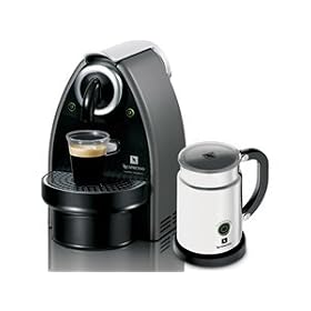 Nespresso C100-US-AERO Essenza Automatic Single-Serve Espresso Machine with Nespresso Aeroccino Milk Frother