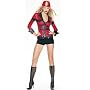 Sexy "LAFD" Firefighter Halloween Costume With Hat