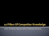 12 Pillars Of Competitor Knowledge