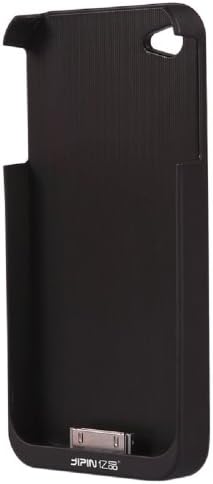 Black YIPIN i4 QI Standard Wireless Case Charger Receiver for iPhone 4 & 4S