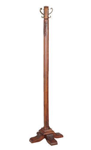 Powell Woodbury Mahogany Coat Rack