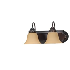 Nuvo Lighting 60 3121 Ballerina Vanity Light with Champagne Glass, Mahogany Bronze,... by 