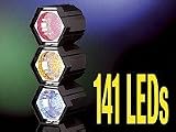 Produkt-Bild: 3-Kanal LICHTORGEL 141x LED Klang-+Lichtsteuerung PARTY