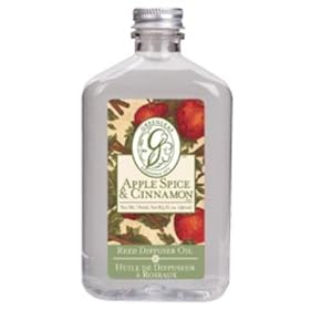 Apple Spice and Cinnamon Reed Diffuser Oil Refill by Greenleaf, 8.5 oz. by Greenleaf Reed Diffuser Refills - 8.5 oz