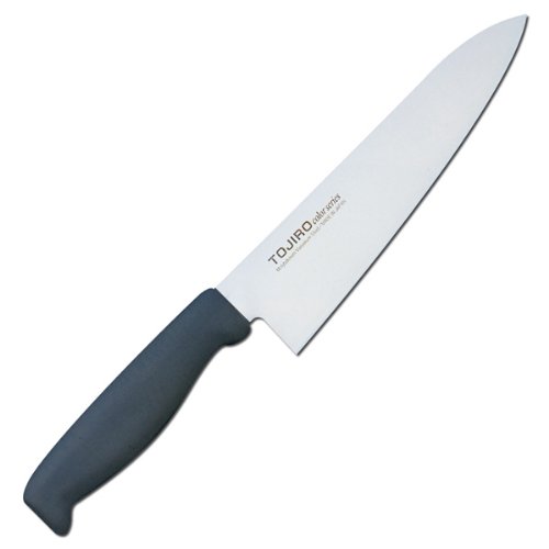 トウジロウ カラー庖丁 牛刀 18cm ブラックF-255BK