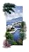 View Over Mykonos by Peter Motz Fine Art Print / Poster 6.50 x 13.75 in.