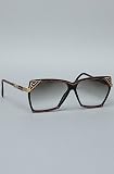 Vintage Eyewear The Cazal 324 Sunglasses in Black, Red & Gold,Sunglasses for Unisex