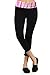 Simlu Womens Tie Dye Contrasting Fold Over Cropped Capri Leggings - Tie Dye Waistband