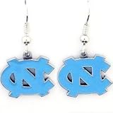 North Carolina Tar Heels - UNC Dangle Earrings - NCAA College Athletics Fan Shop Sports Team Merchandise