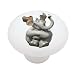 Dr Seuss Horton Hears a Who Cannonball Decorative High Gloss Ceramic Drawer Knob