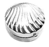 Sterling Silver Ocean Clam Seashell Pill Box or Pillbox - B0007LVUXI
