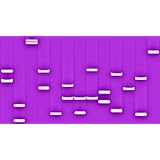 DNA Art 28" X 50" Canvas Art | Customized Amethyst Painting Style Home Decor