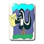 Londons Times Funny Animals Cartoons - Skunk Reads Roberts Rules Of Odor - Light Switch Covers - single toggle switch