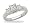 1.00 ct Princess Diamond Three-Stone Anniversary Ring