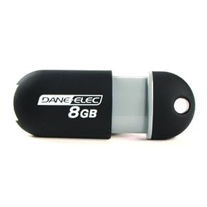 Dane-Elec 8 GB USB 2.0 Flash Drive DA-ZMP-08G-CA-N4-R (Black)