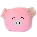 Snow Foam Micro Beads Cute Eyes Blink Pink Pig Head Cushion/ Pillow