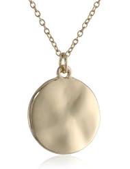 Kensie Gold-Plated with Bronze Beads Long Pendant Necklace, 31"
