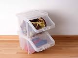 Contico Contico Snv12-60bp Stack & Nest Box Clr 45ltr