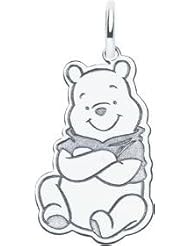 Sterling Silver Disney Winnie the Pooh Bear Charm 23mm