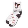 For Bare Feet Pair of Jack Russell Roll Down Socks - Great Gift for Dog Lover