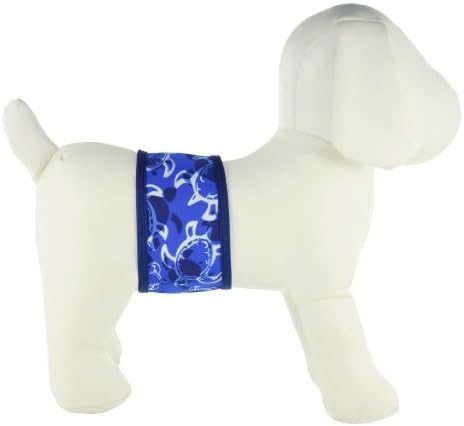 PlayaPup Dog Belly Bands for Male Dogs with Incontinence Problems/Training - Print