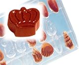 Chocolate Mold: Crown 33 mm x 27 mm x 16 mm deep. 24 cavities