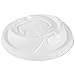 Dart 16RCLW-1 Optima Reclosable Lid for Foam Cups and Containers, White, 100 Piece