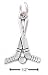 Sterling Silver Hockey Sticks And Puck Charm