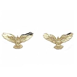 14K Gold FLYING EAGLE EARRING. Jewelry