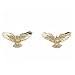 14K Gold FLYING EAGLE EARRING. Jewelry