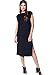 A+D® Womens Split Back Boxy Jersey Midi Dress