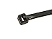 Monoprice 105797 8-Inch 50LBS Releasable Cable tie, 100-Piece/Pack, Black