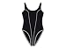 Sports : VALENCIA Basic Badeanzug, schwarz, 80%PA/20%Elasthan,