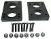 Longboard ANGLED RISER PADS & BLACK 1.5