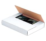 Multi Depth White Bookfold 12 1/2 x 12 1/2 x 1/2 or 1 (M12121) Category: Mailers and Pouches