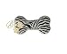 Beau Nouveau DSWTBNZA10 Designer Wild Thing Bones - Zebra - 10mm