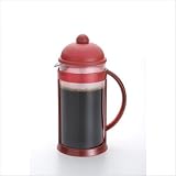 3-Cup Lucie French Press with Unbreakable Carafe in Ruby