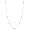 14k White Gold Diamond Station Necklace (1 cttw, H-I Color, I1 Clarity), 18